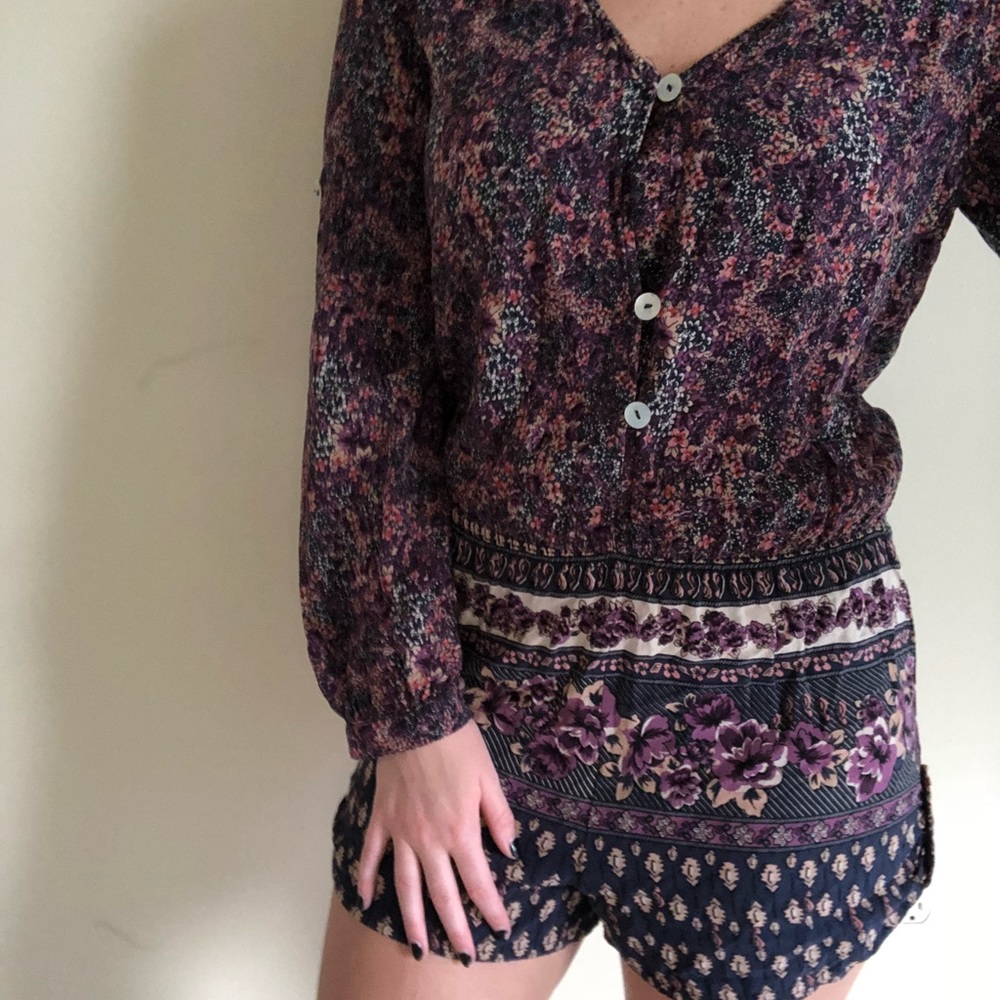 Bi-print romper!